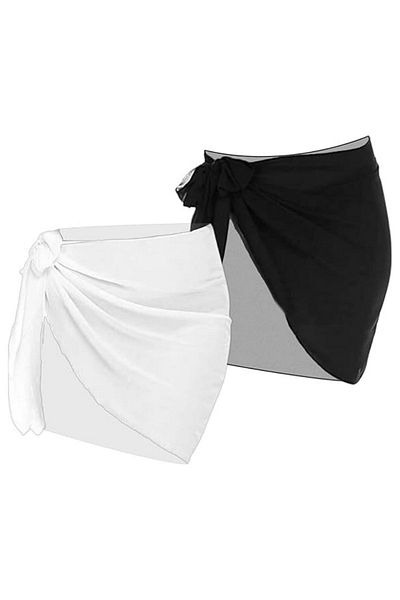 tarzınısec Flexible Lycra 2-Piece Tulle Pareo 150X50 cm