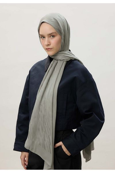 Fresh Dublin Jacquard Shawl Dark Gray