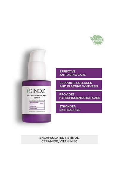 SİNOZ Retinol Lift-Xylane - 30 ml ser antirid și de reînnoire a pielii