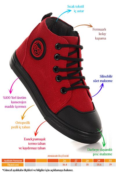 Kiko Kids Kai Zippered Girls' Casual Boots Shoes