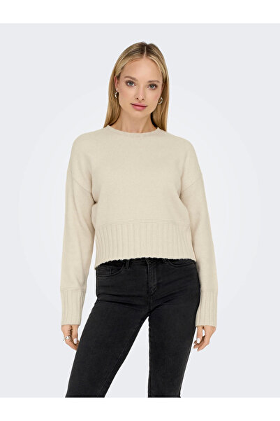 ONLY В'язаний жіночий светр з коміром 15294484