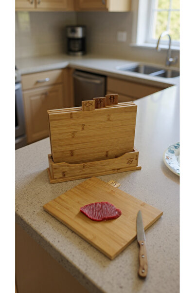 Bambum Tapenade 4 Parça Kesme Tahtası