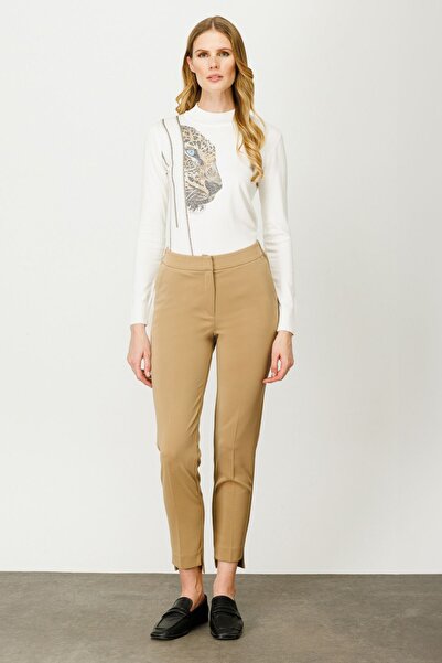 Ekol Μινιμαλιστικό γυναικείο παντελόνι - 7/8 μήκος ψηλόμεσο - Casual & Office