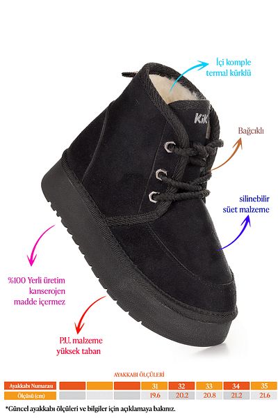 Kiko Kids Παπούτσια για κορίτσια με κορδόνια Buck Nubuck