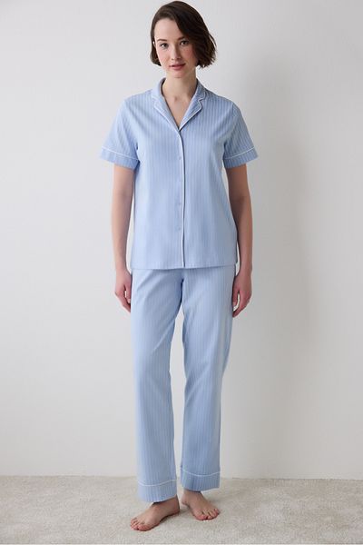 Penti Dreamy Striped Multicolor Shirt Pants Pajama Set