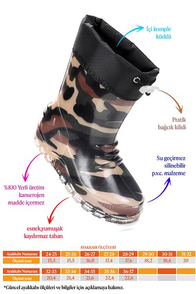 Kiko Kids Savana Αδιάβροχες μπότες βροχής για αγόρια