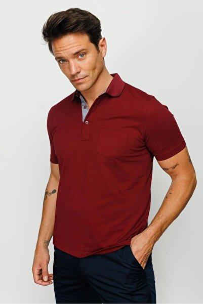 Desen Men's Polo Neck Short Sleeve T-Shirt - Minimalist & Comfortable