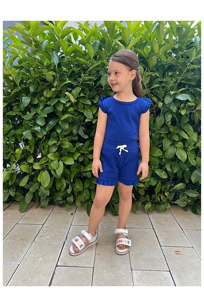 My Kids Wear Frilly Girl's Shorts Set