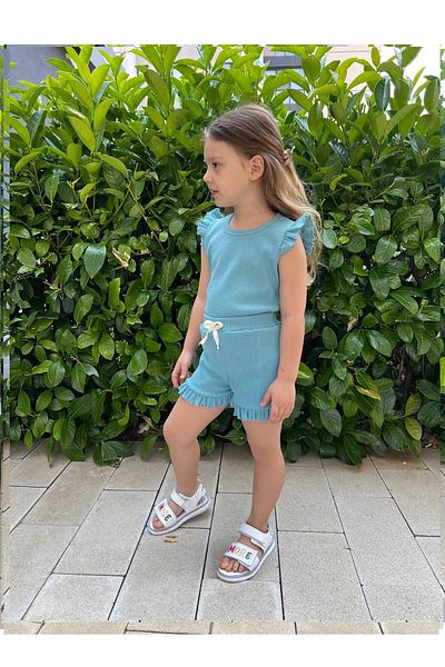 My Kids Wear Σετ κοριτσίστικο σορτς με βολάν