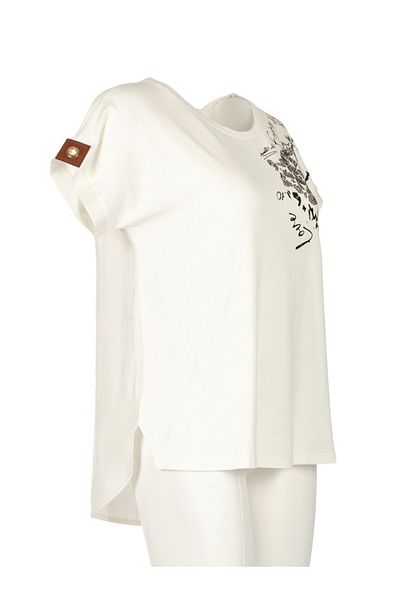 Vedi Oversize Minimalist Women's T-Shirt - for Casual Combinations