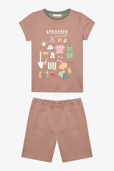 Penti Boy's Gardener Multicolored 2-Piece Pajama Set