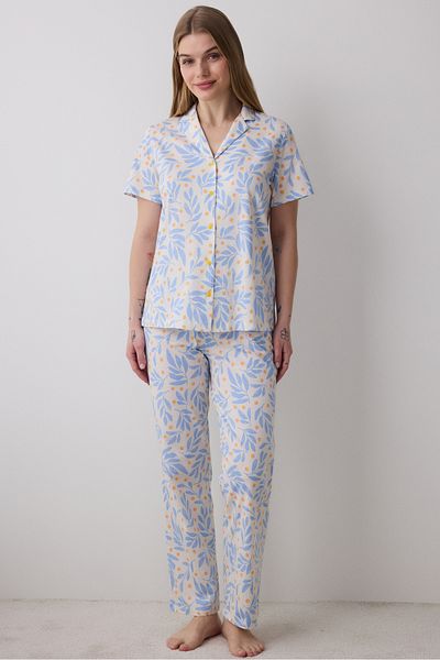 Penti Ella Multicolored Shirt Pants Pajama Set
