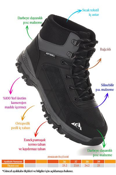 Kiko Kids Παπούτσια για αγόρια Refka Lace-Up Thermo Sole