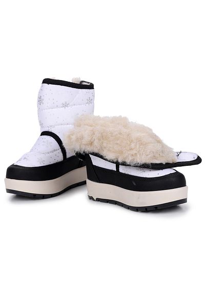 Kiko Kids Lp 70 Snow Patterned Velcro Baby Girl Snow Boots