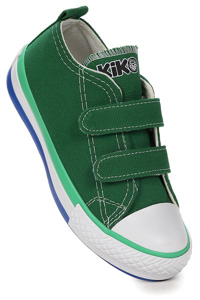 Kiko Kids Boy's Linen Sneakers - Linen Velcro