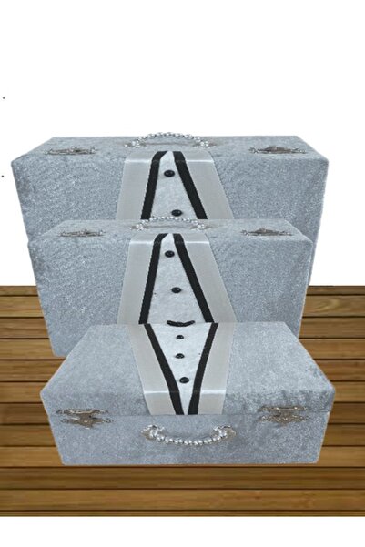 Sonem Çeyiz 3-х комплект валіз для нареченої та нареченого - Придане 0129