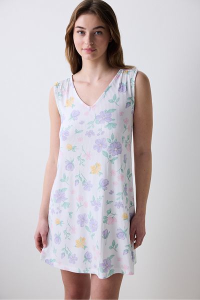Penti Love More Printed Multicolor Nightgown
