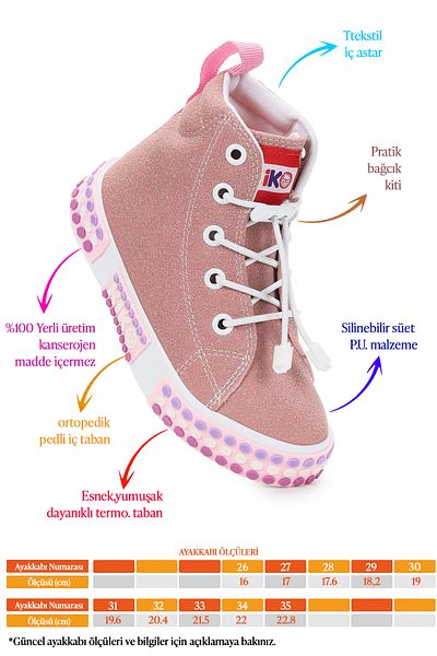 Kiko Kids Παπούτσια καθημερινά ελαστικά κοριτσίστικα παπούτσια Gamel