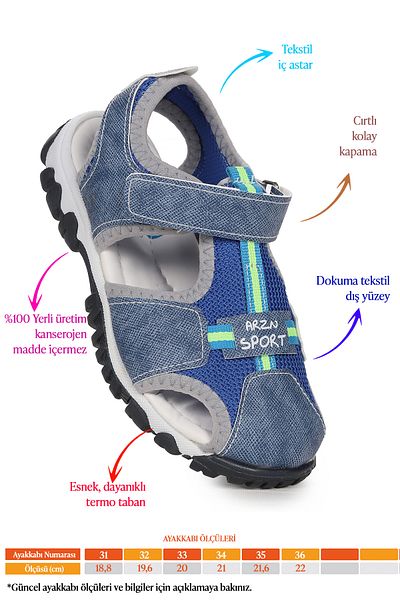Kiko Kids Sandale pentru baieti - Model Arz 2399