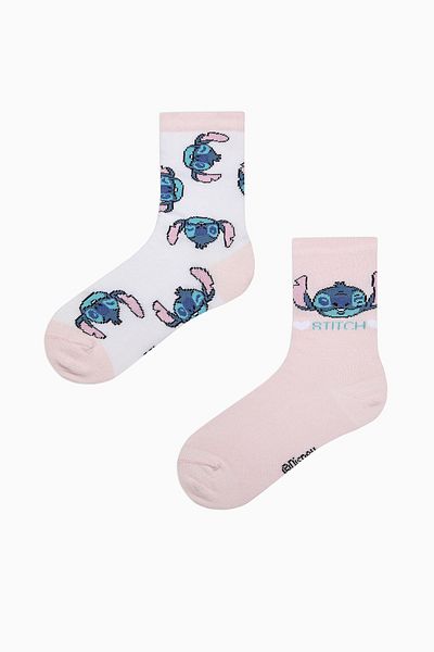 Penti Многоцветни чорапи Stitch за момичета от 2 пакета - колекция Stitch