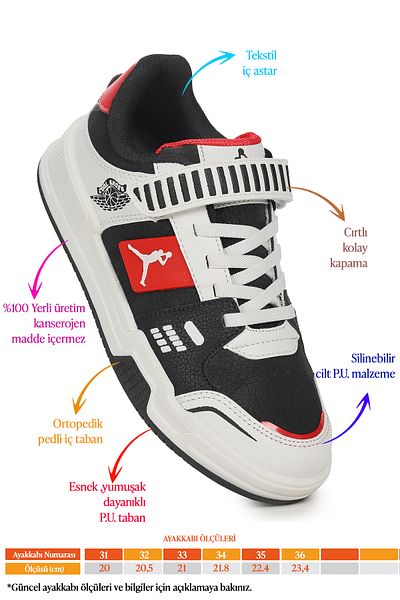 Kiko Kids Pantofi sport pentru băieți - Lena Velcro Daily