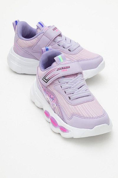 CCWAY AYAKKABI Pantofi sport pentru copii Anorak cu velcro 26-30 LİLA