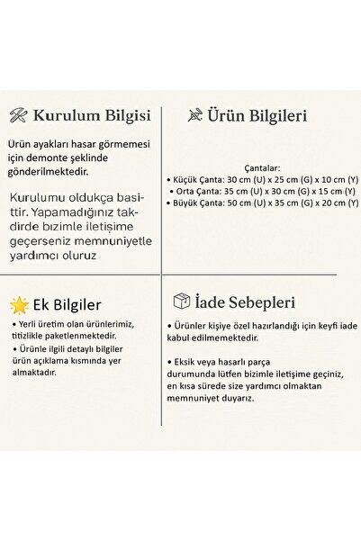 Sonem Çeyiz 3-х комплект валіз для нареченої та нареченого - Придане 0129