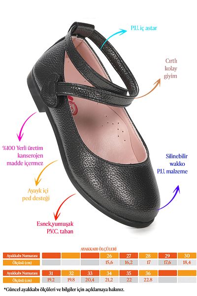 Kiko Kids Balerina pentru fete Vakko Velcro Arç 04
