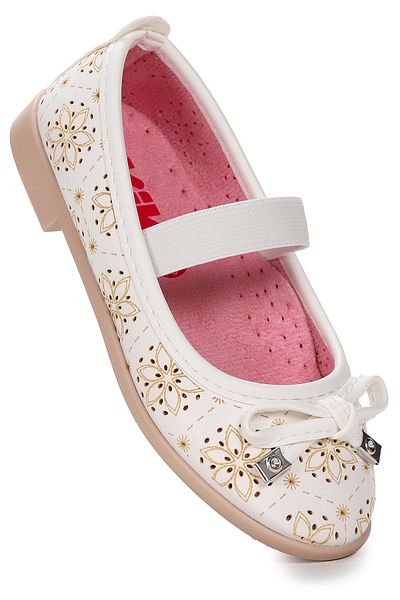 Kiko Kids Balerina de fetita elastica din piele Arç 07