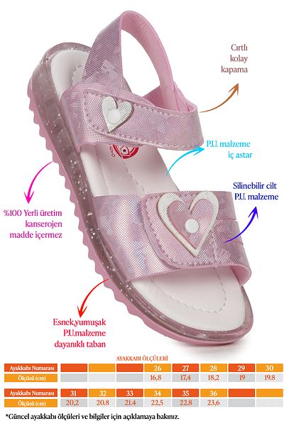 Kiko Kids Sandale pentru fetiță Arz 2351