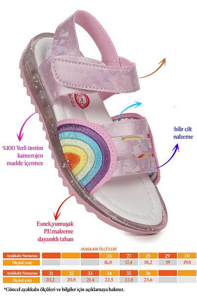 Kiko Kids Sandale pentru fetiță Arz 2352