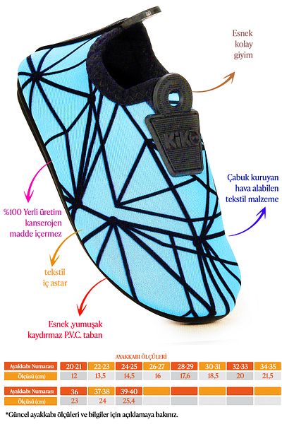 Kiko Kids Pantofi de mare pentru băieți Prism Pool Beach 7515