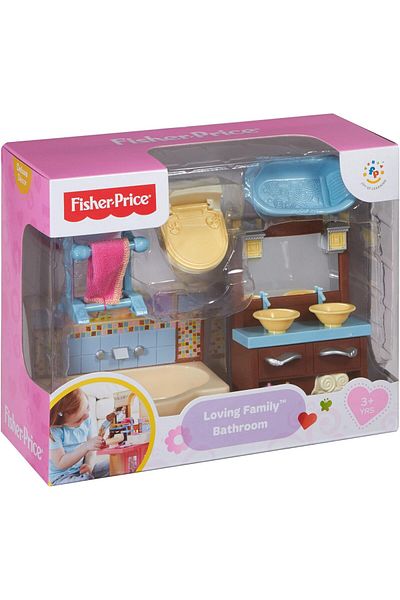FISHER PRICE Fisher-Price Loving Family Bathroom Playset