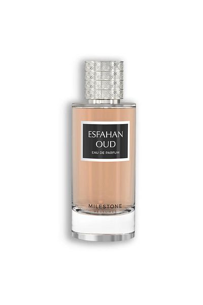 Milestone Esfahan Oud,Unisex fragrance, 85 ml, notes of rose and agarwood, elegant bottle