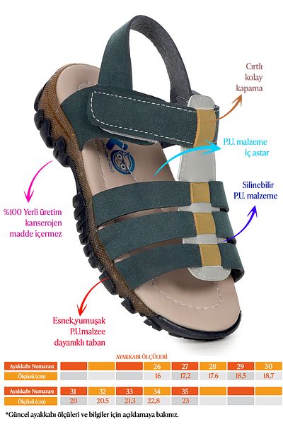Kiko Kids Sandale pentru baieti Arz 2358