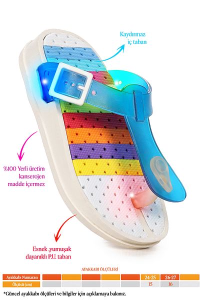 Kiko Kids Ayum 2116 Beach Pool Boys' Flip Flops