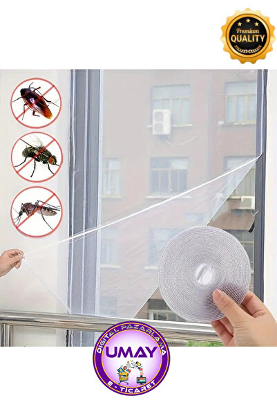 Mega Everest Plasa de protecție pentru fereastră cu două aripi (100% tul din ...