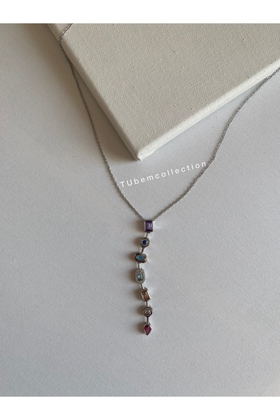 COLLECTİON قلادة من الفولاذ ميليس جورال