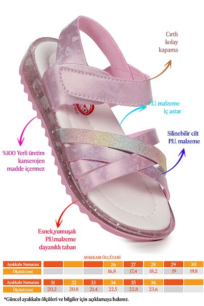 Kiko Kids Sandale pentru fetiță Arz 2346