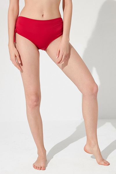Penti Claret Red Basic High Waist Bikini Bottom