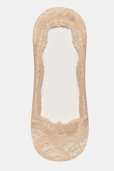 Penti Nude Color Lace Detailed Ballerina Socks
