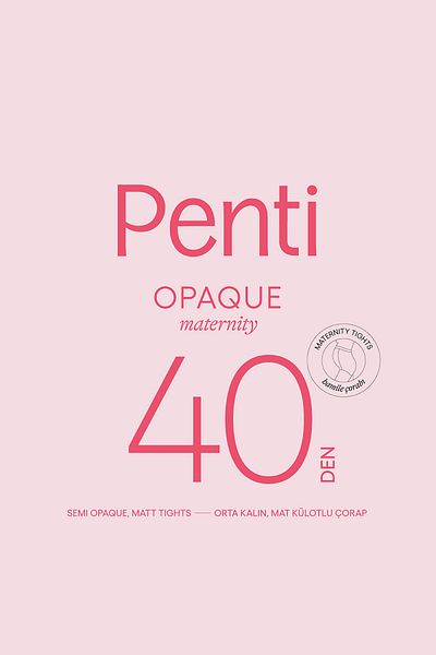 Penti Těhotné 40 Punčocháče-Pentilicious