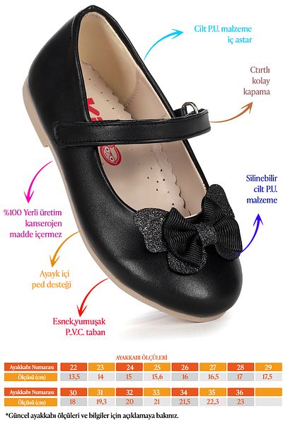 Kiko Kids Stoned Velcro Κοριτσίστικα Παπούτσια Μπαλαρίνας με Φιόγκο Ege 204 Skin
