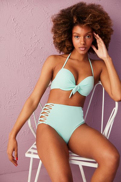 Penti Mintgrüne High-Fashion-Bikinihose – Basic-Design