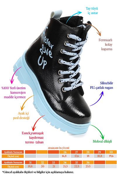 Kiko Kids Thermo Sole Girls Boots 610 Cracked