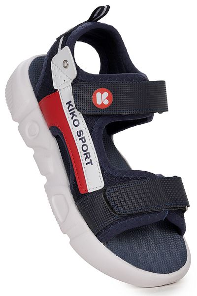 Kiko Kids Sandale pentru băieți pentru mers cu velcro 201