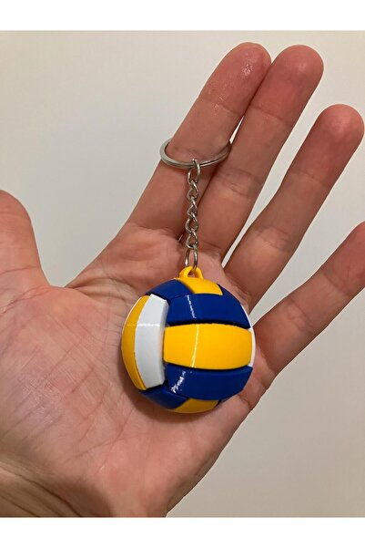 genomera سلسلة مفاتيح على شكل كرة طائرة