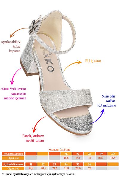 Kiko Kids Heidi Cracked Daily Fetiță Sandale Cu Toc 3 Cm Pantofi Rochie De Seară