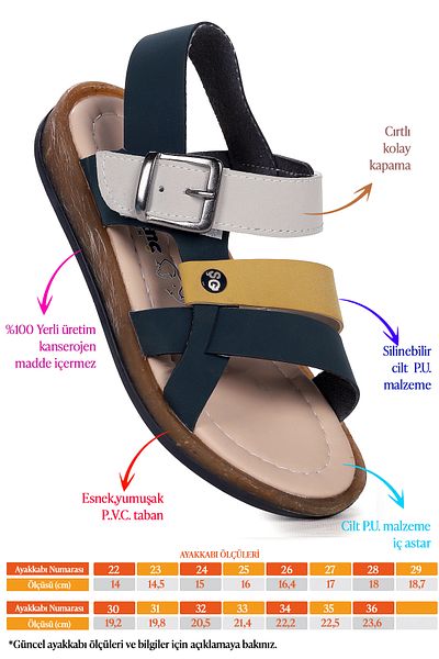 Kiko Kids Sandale Băieți Şb 2517-26