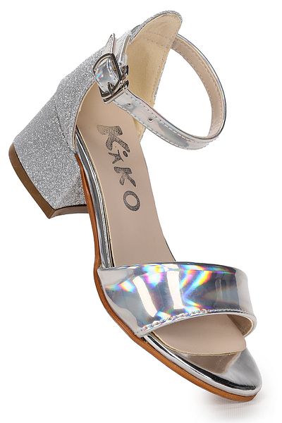 Kiko Kids Sheila Mirror Sand Daily Fetiță Sandale cu toc de 3 cm Pantofi de seară